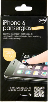 BESKYTTELSESGLAS PANSER IPHONE 6 MED PUDSEKLUD