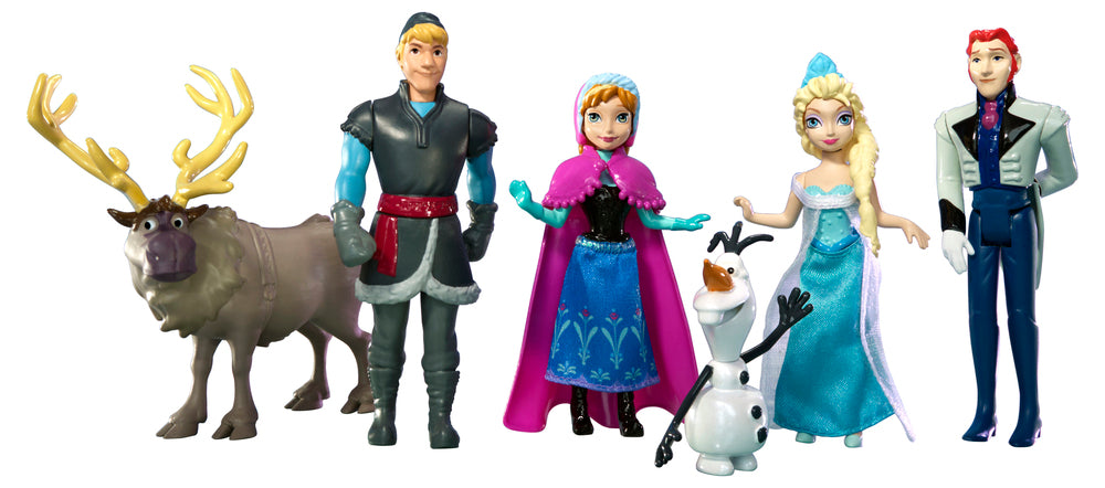 DISNEY PRINCESS FROST SÆT MED 6 FIGURER
