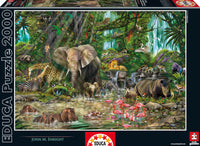 Puslespil african jungle 2000 brikker