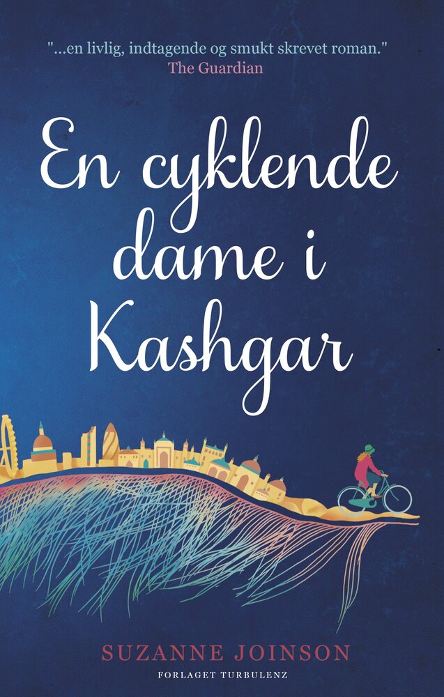 En cyklende dame i Kashgar