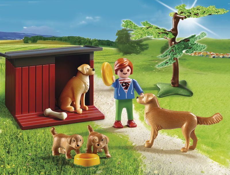 6134 GOLDEN RETRIEVER MED LEGETØJ