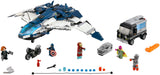 76032 LEGO SUPER HEROES AVENGERS QUIJET KAMPE I BYEN