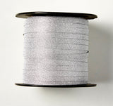 GAVEBÅND GLITTER 5 MM X 100 M SØLV