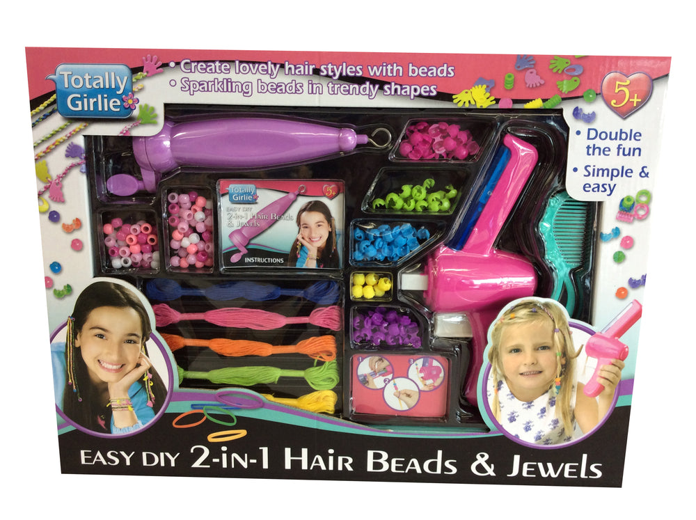 2 IN 1 HAIR BEADS AND JEWELS