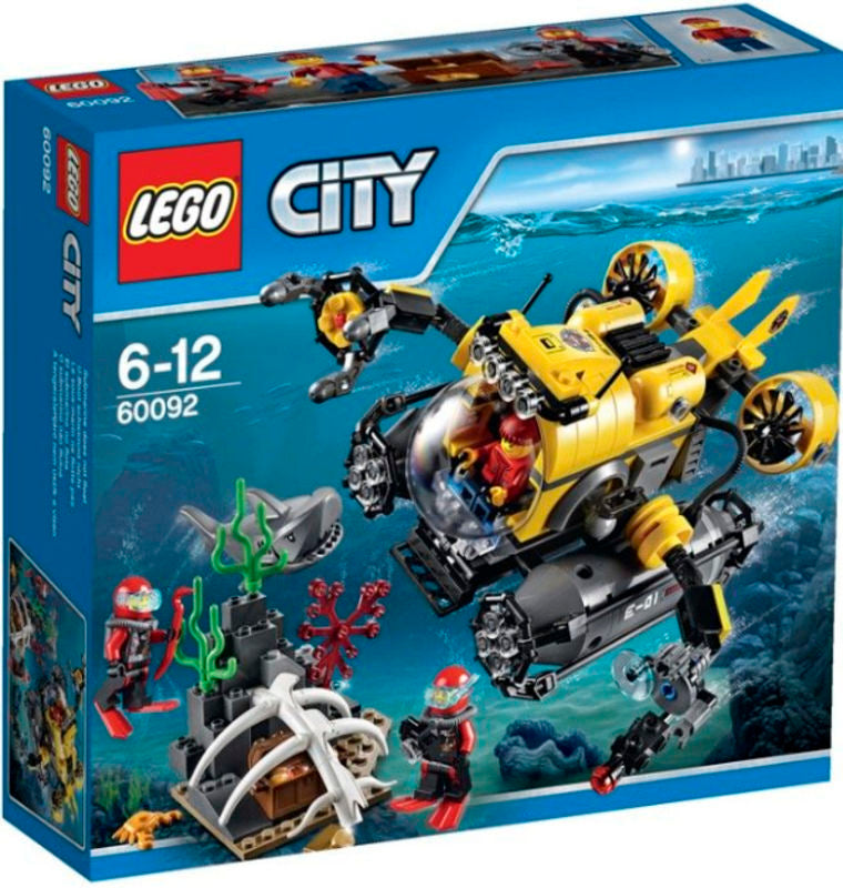 60092 LEGO CITY DEEP SEA DYBHAVSUBÅD
