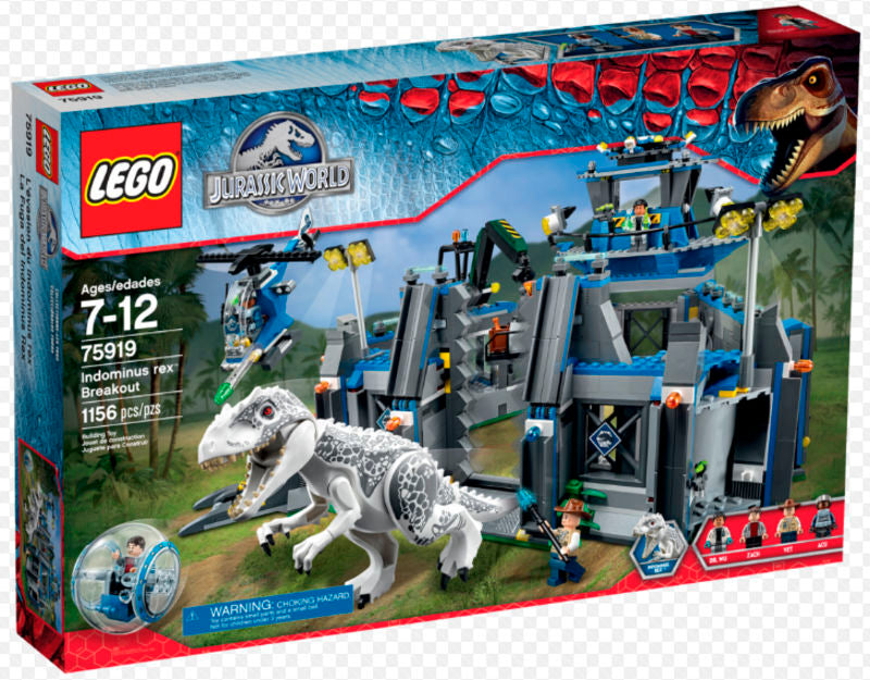 75919 LEGO JURASSIC WORLD INDOMINUS REX BRYDER UD