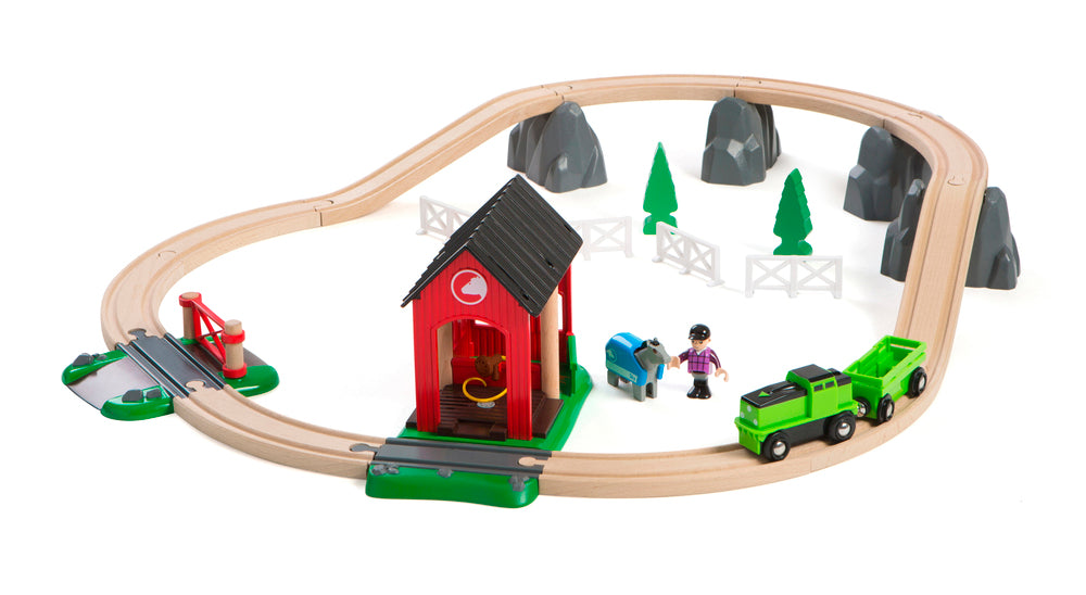 Brio togbane på landet med heste