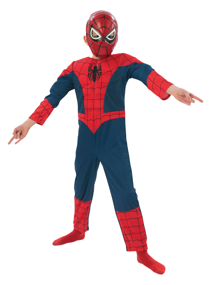 ULTIMATE SPIDERMAN DRAGT MED MUSKLER STR. 5-6 ÅR