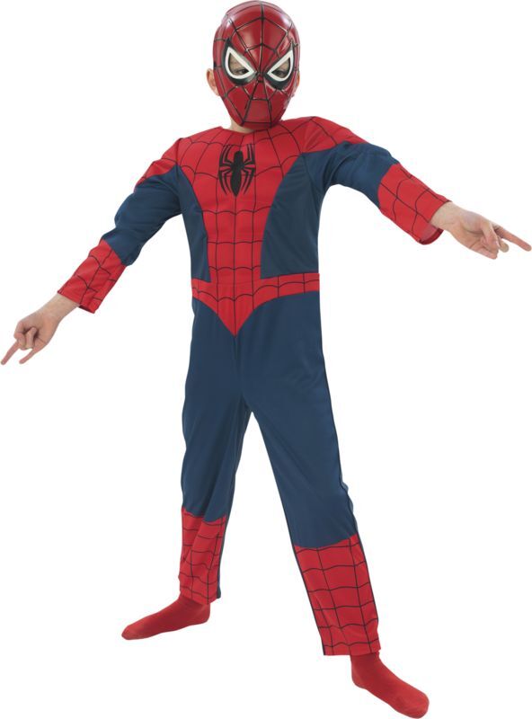 ULTIMATE SPIDERMAN DRAGT MED MUSKLER STR. 5-6 ÅR