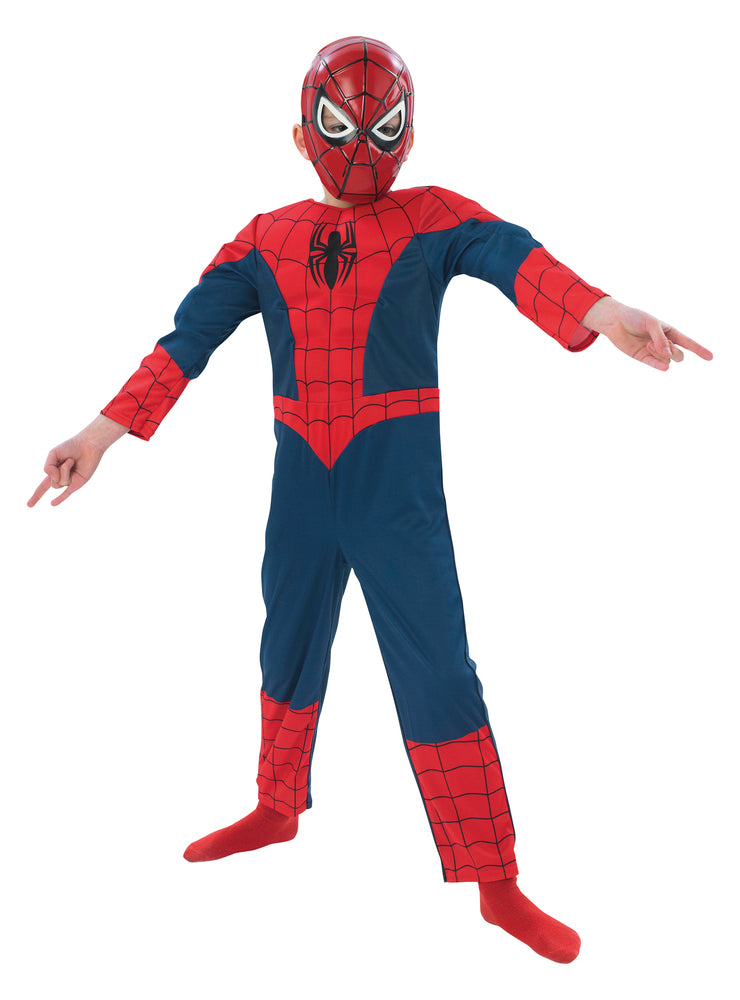 ULTIMATE SPIDERMAN DRAGT MED MUSKLER STR. 7-8 ÅR