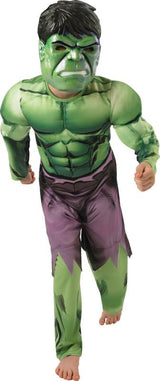 DRAGT HULK MED MUSKLER STR. 5-6 ÅR
