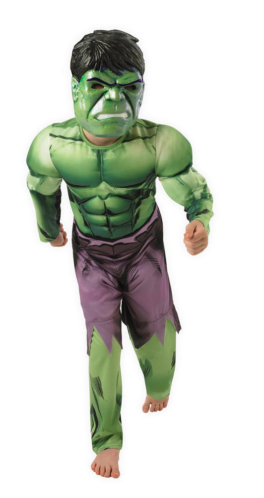 DRAGT HULK MED MUSKLER STR. 7-8 ÅR