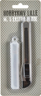 Hobbykniv lille m. 5 ekstra blade