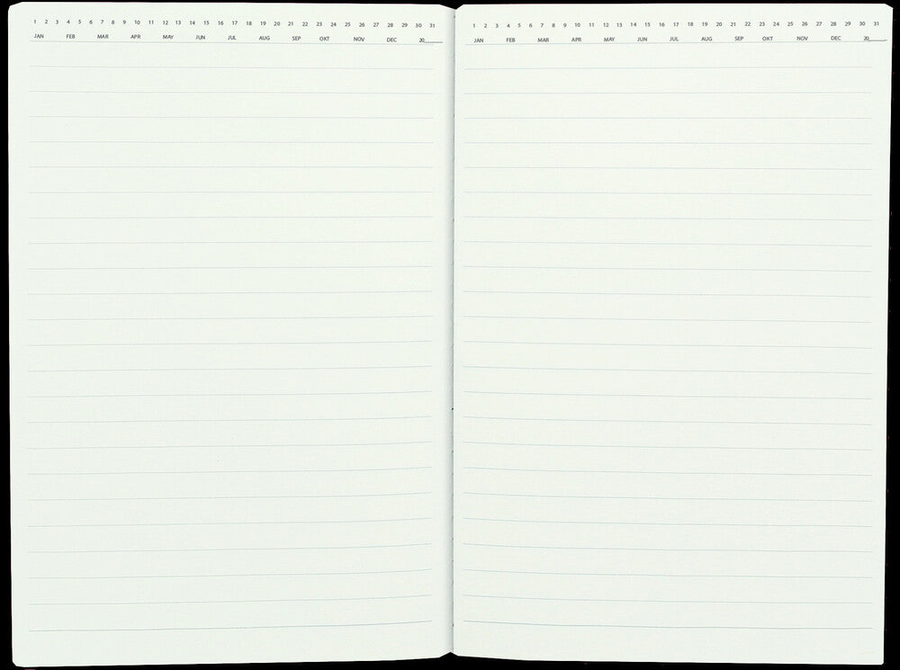 NOTESBOG SORT TEXTIL LINJ. A4