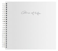 Fotoalbum colors of life hvid 300x300mm