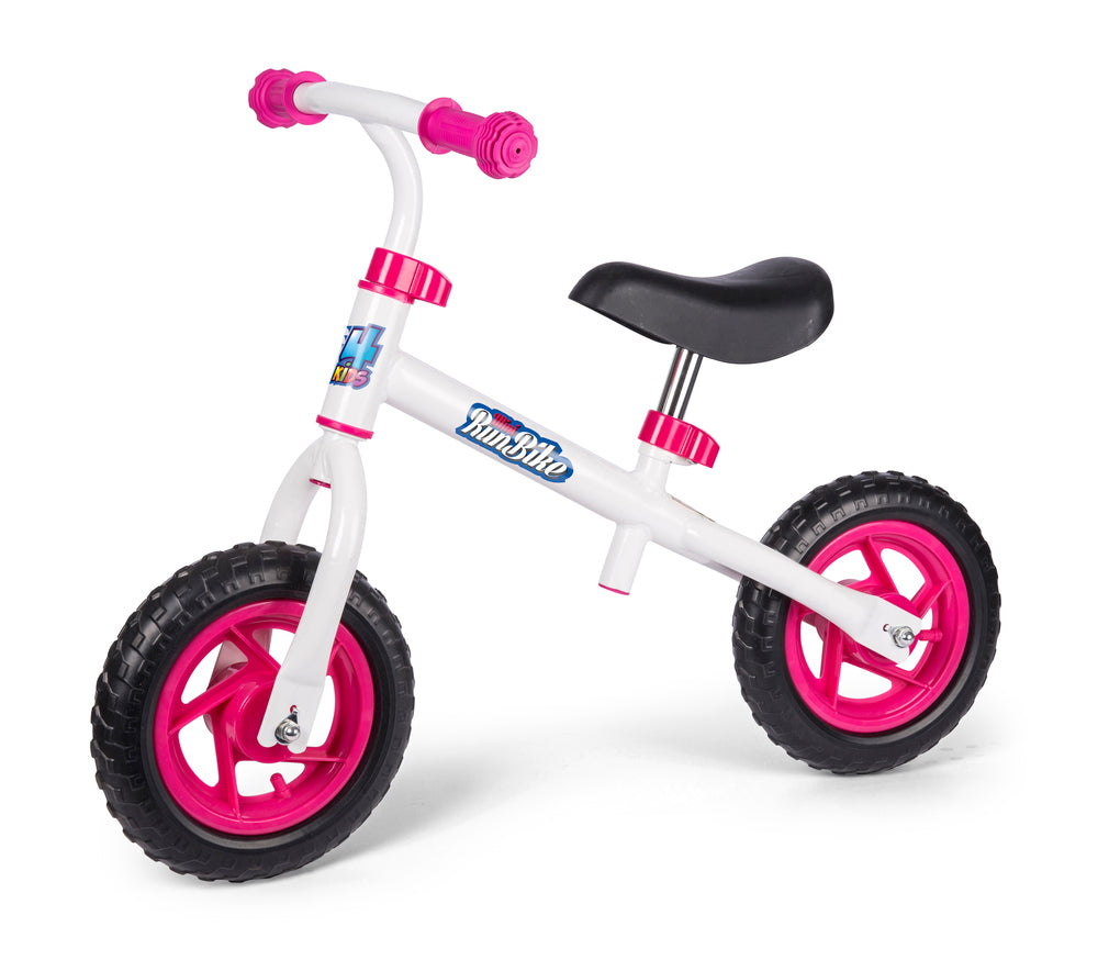 RUNBIKE 10" HVID/PINK
