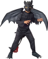 TOOTHLESS - NIGHT FURY DRAGT STR. 5-6 ÅR