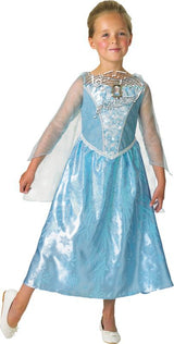DISNEY FROST ELSA MUSICAL LIGHT UP DRAGT STR. 7-8 ÅR