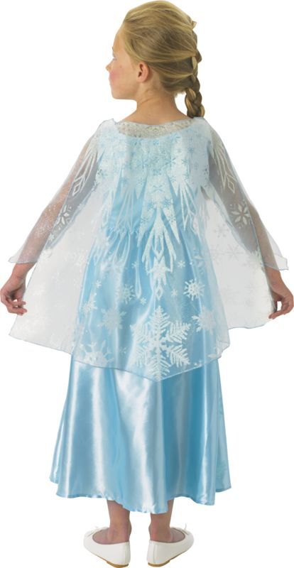 DISNEY FROST ELSA MUSICAL LIGHT UP DRAGT STR. 7-8 ÅR