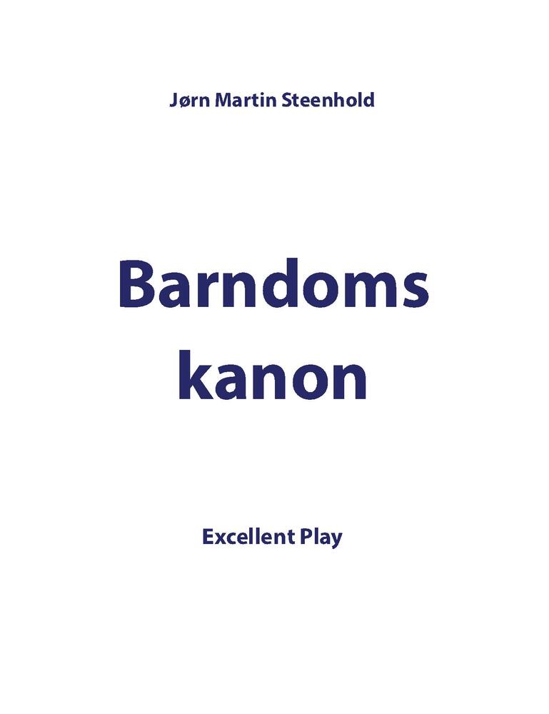 Barndomskanon