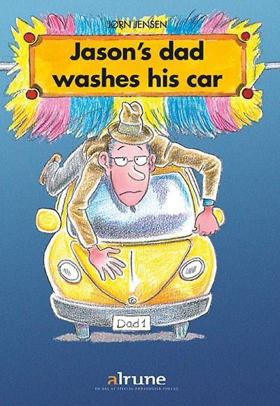 Jason's dad washes his car