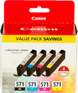 BLÆK CANON CLI-571 C/M/Y/BK INK TANK, BLISTERED