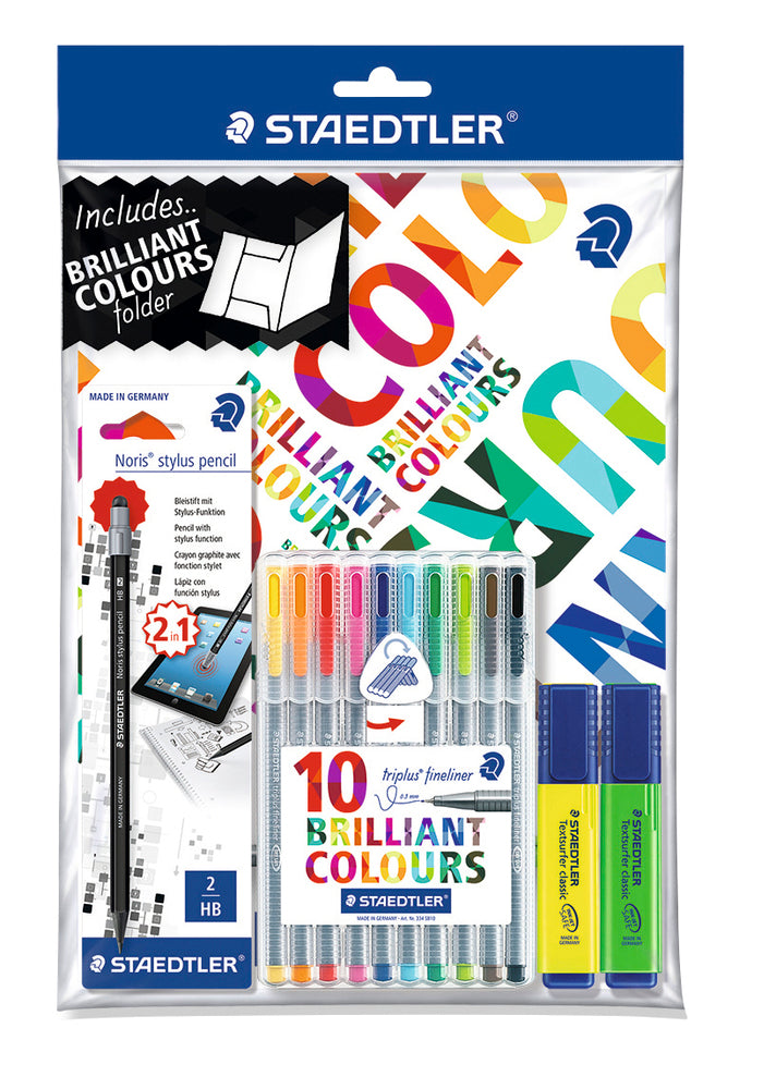 SKRIVESÆT STAEDTLER BRILLIANT COLOURS