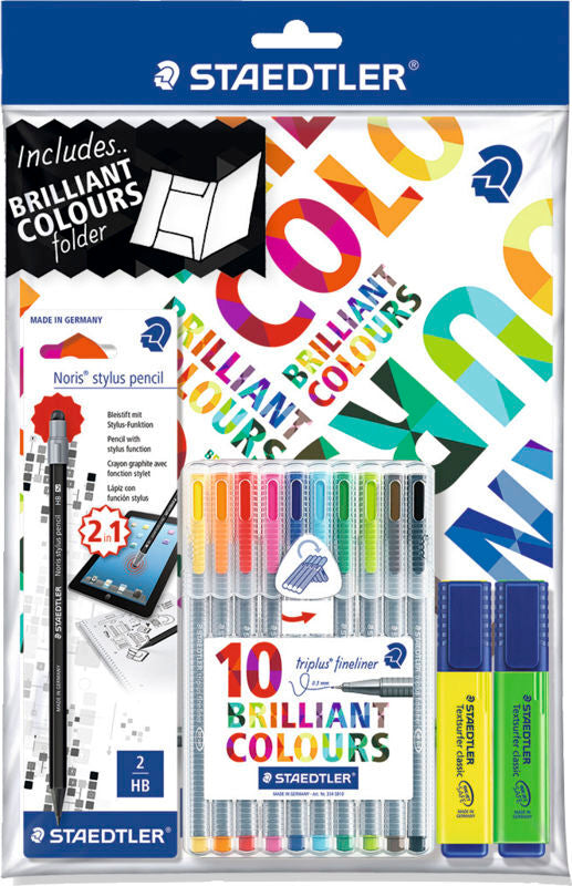 SKRIVESÆT STAEDTLER BRILLIANT COLOURS