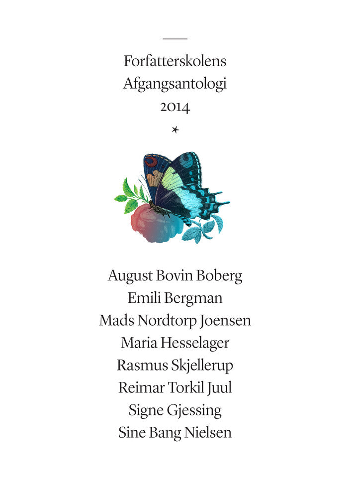 Forfatterskolens afgangsantologi