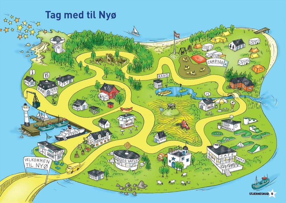 Tag med på Nyø. Postkort (10 stk.)