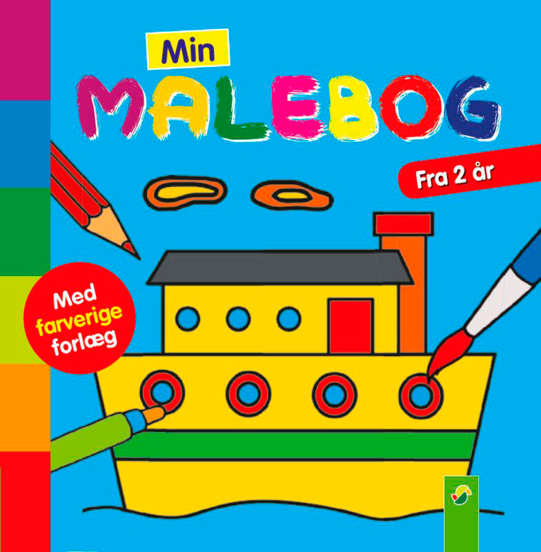 MALEBOG MED SKIB FRA 2 ÅR