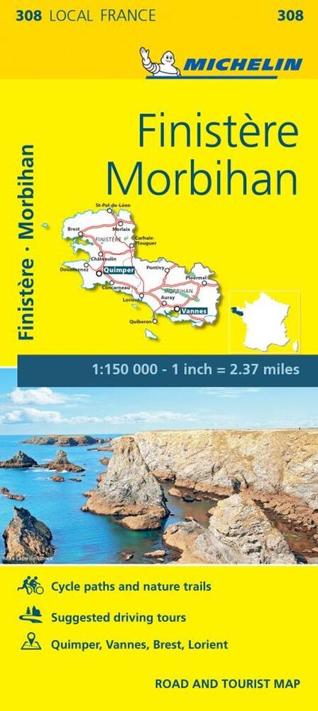France blad 308: Finistere, Moribihan