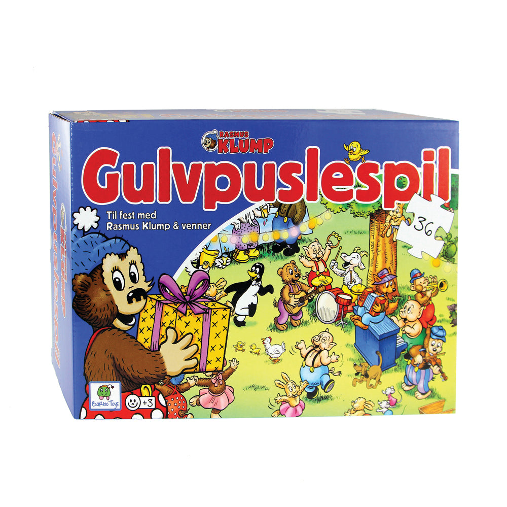 Rasmus Klump Gulvpuslespil - Til fest med vennerne
