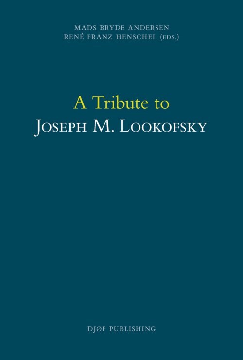 A Tribute to Joseph M. Lookofsky