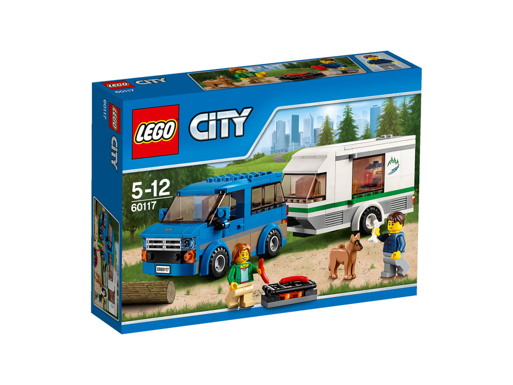 60117 LEGO CITY MINIBUS OG CAMPINGVOGN