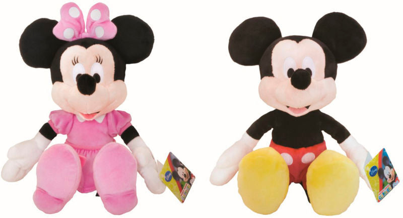 PLYS DISNEY MINNIE/MICKEY 35 CM ASS
