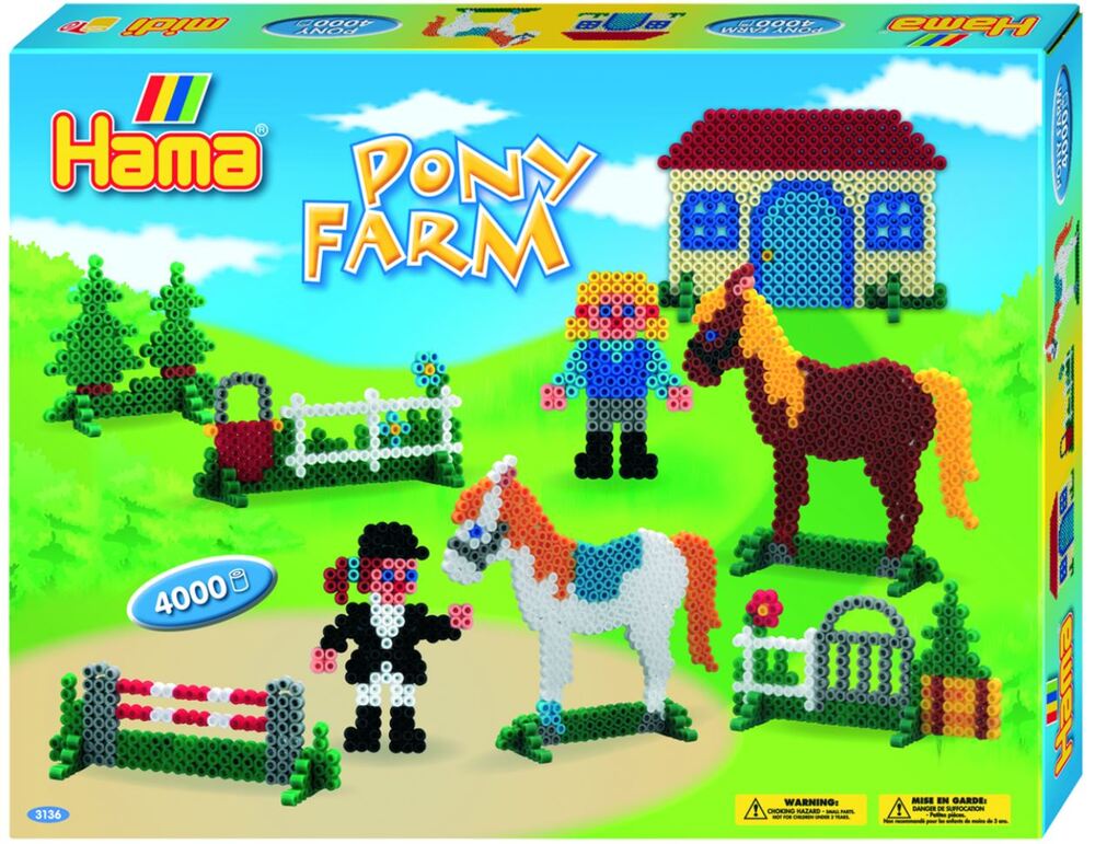 Hama midi gaveæske pony farm