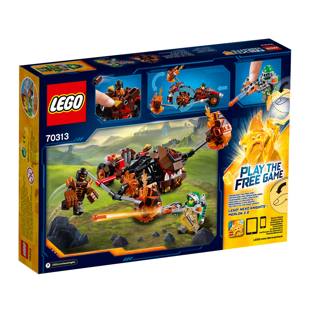 70313 LEGO NEXO KNIGHTS MOLTORS LAVASMADRER