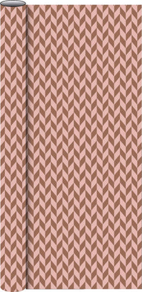 GAVEPAPIR FLET ROSA/BRUN 70CMX2M 80G