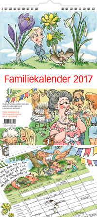 FAMILIEKALENDER ILLU. AF OTTO DICKMEISS 2017 MAYLAND