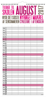 FAMILIEKALENDER TRENDART  2017 MAYLAND