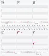 BUSINESS WEEK PLANNER UGE VENDT FORMAT 2017 MAYLAND