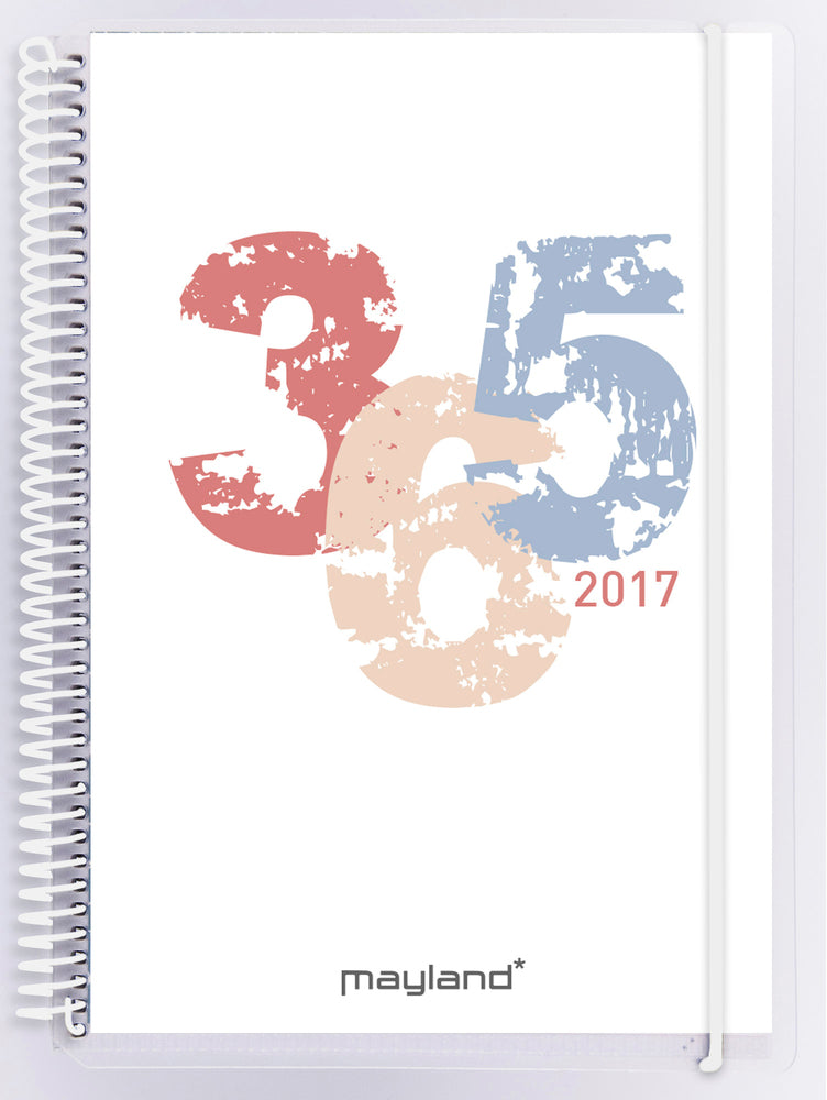 A5 UGEKALENDER SENATOR TVÆRFORMAT M. 4 ILLU. 2017 MAYLAND