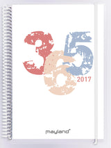 A5 UGEKALENDER SENATOR TVÆRFORMAT M. 4 ILLU. 2017 MAYLAND