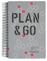 SPIRALKALENDER 1 DAG SOFT TOUCH PLAN TO GO 2017 MAYLAND