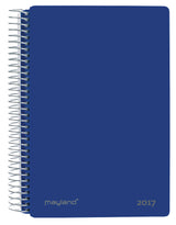SPIRALKALENDER 1 DAG PVC-FRI  BLÅ 2017 MAYLAND