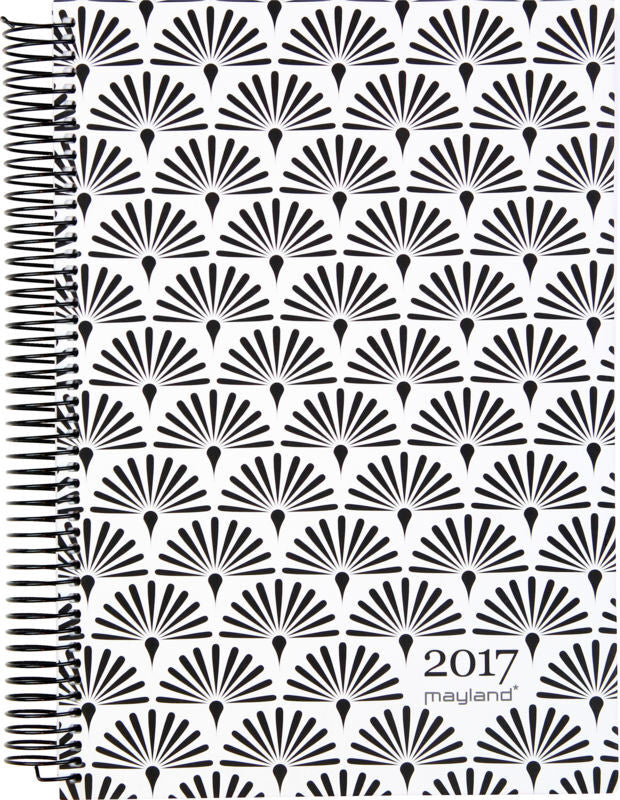 TIMEKALENDER 1 DAG PVC FRI SOFT PEACOCK 2017 MAYLAND
