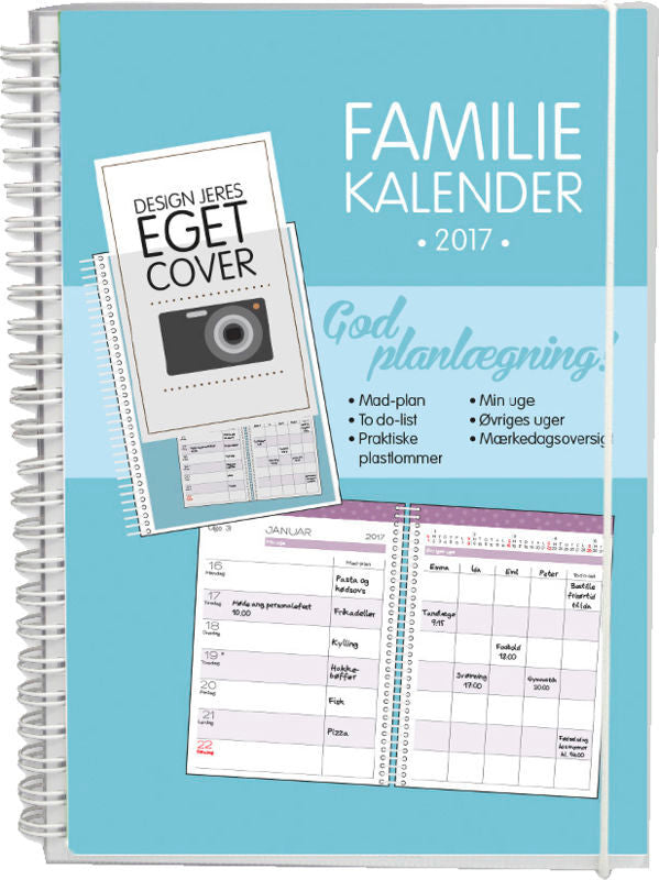 FAMILIENS A5 UGEKALENDER PVC FRI  2017 MAYLAND