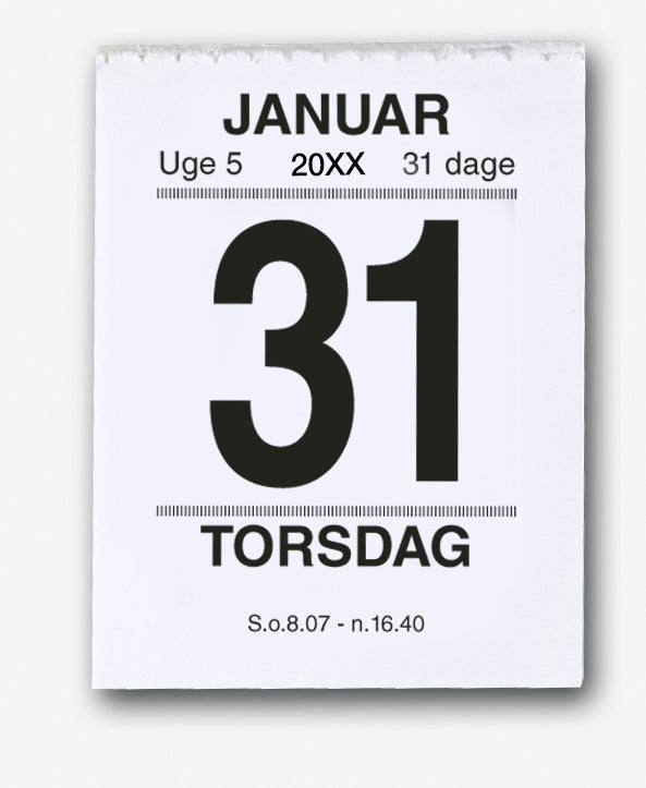 BRODERIKALENDER M. SPLIT OG BAGSIDETEKST 2017 MAYLAND