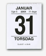 BRODERIKALENDER M. SPLIT OG BAGSIDETEKST 2017 MAYLAND